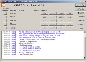 XAMPP Control Panel